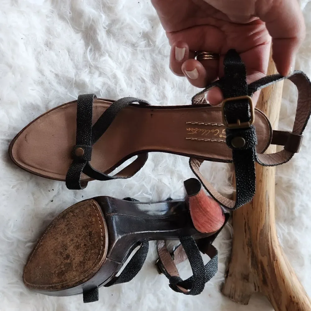 Ugg collection platform heels wood bottom